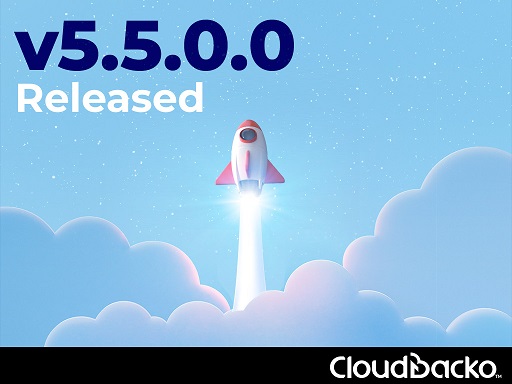 CloudBacko v5.5.0.0 now available